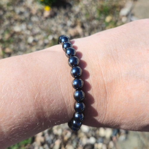 Hematite stretch bracelet