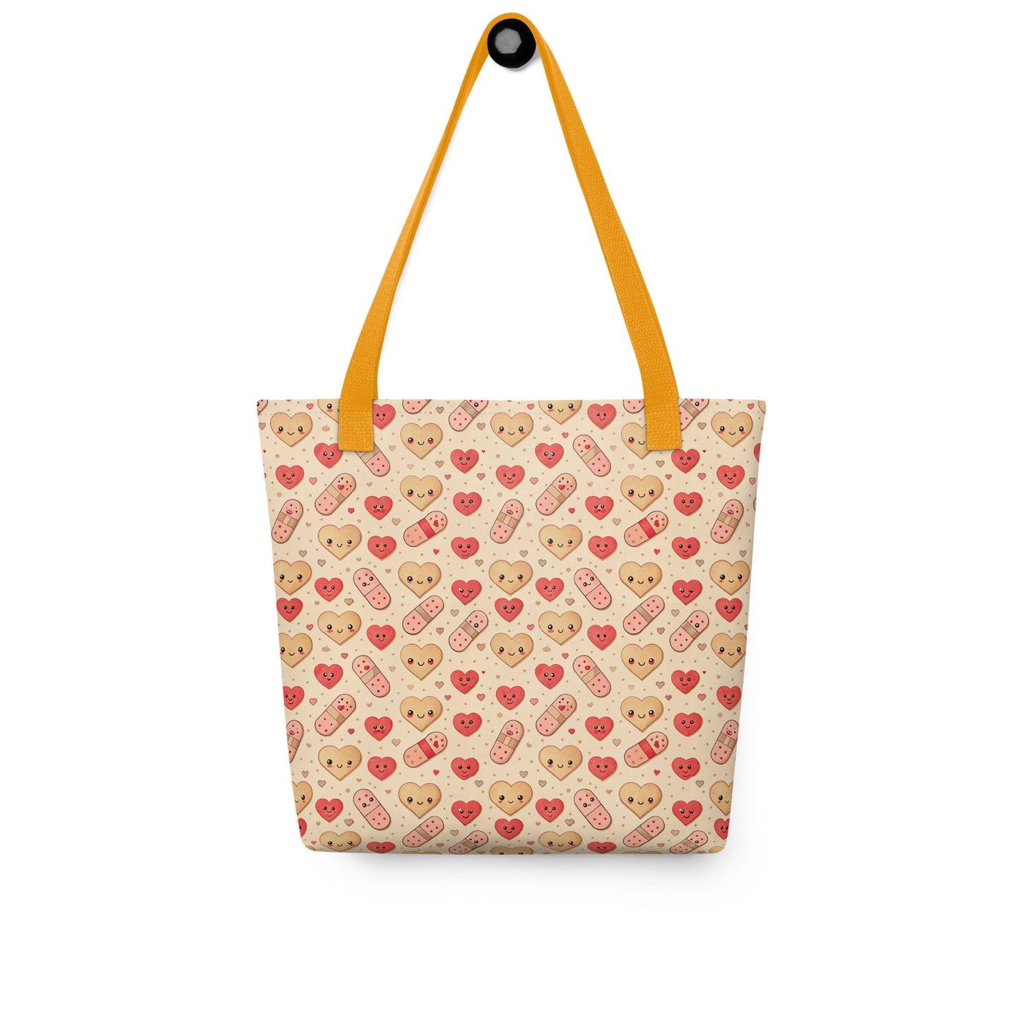 Bandaids & Hearts tote bag