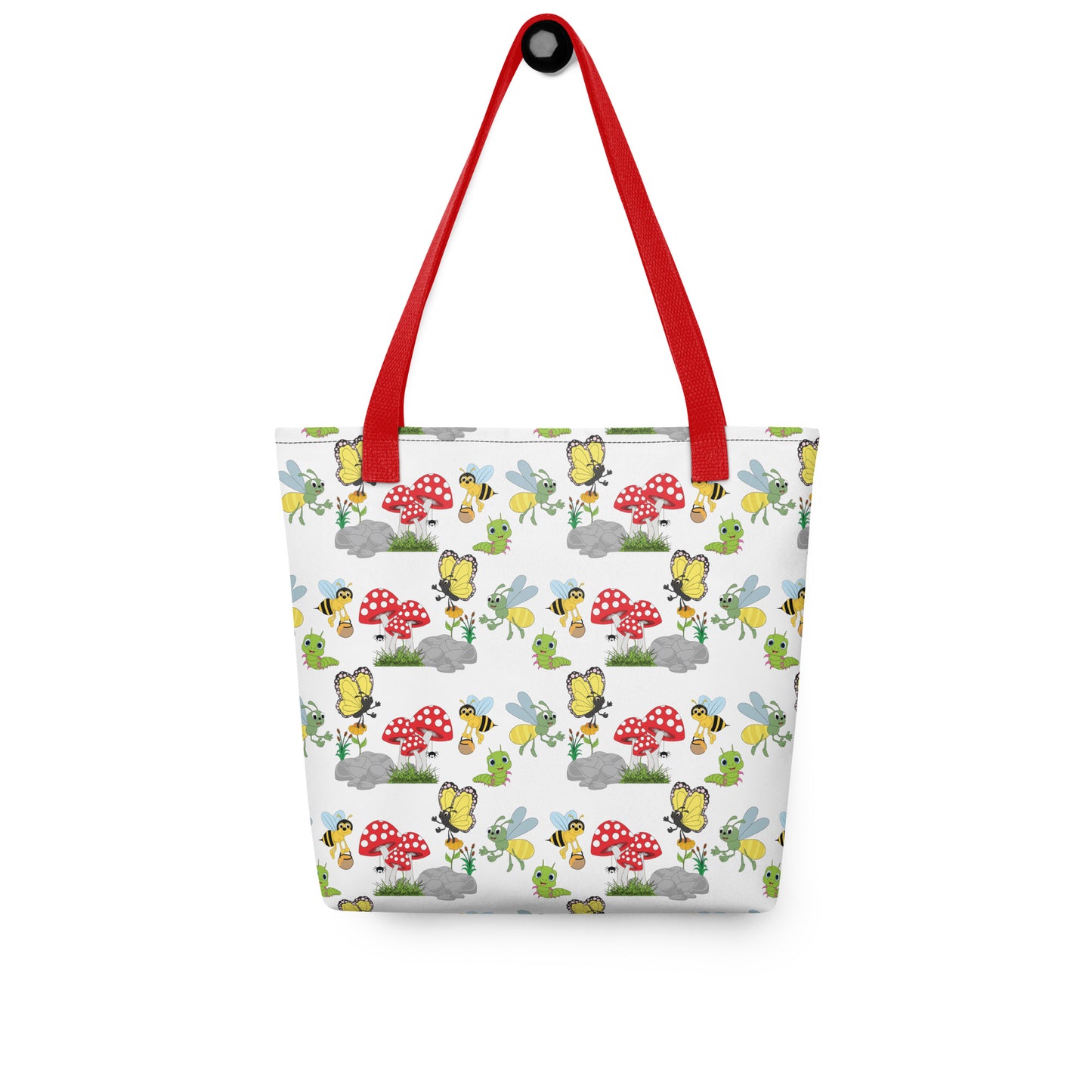 Insects & Mushrooms tote bag
