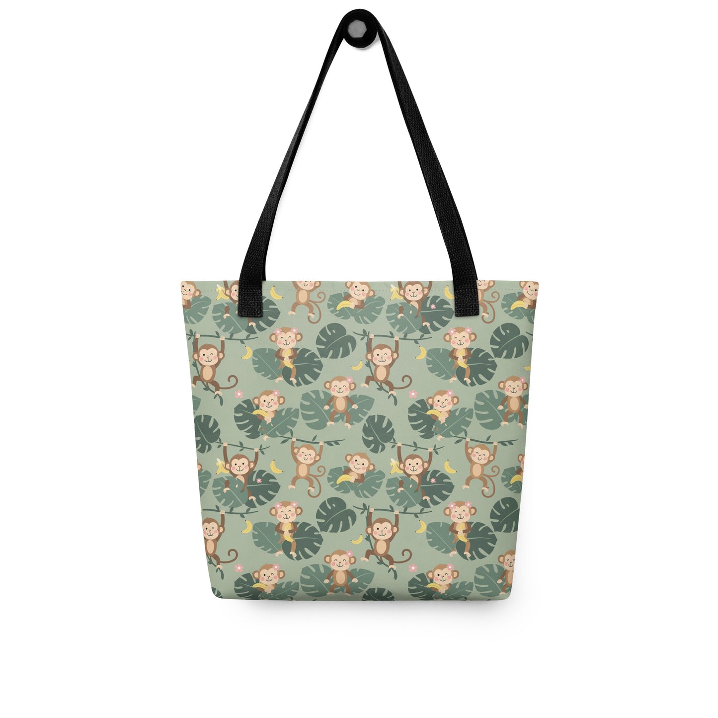 Monkeys & Leaves tote bag