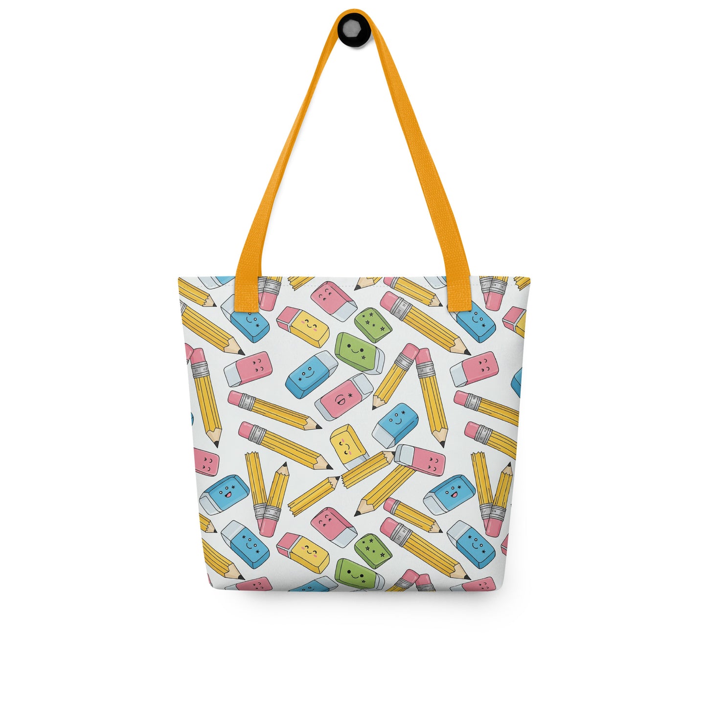 Pencils & Erasers tote bag