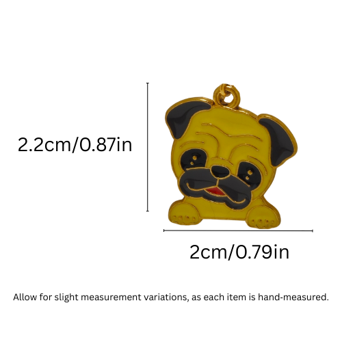 Pug earrings