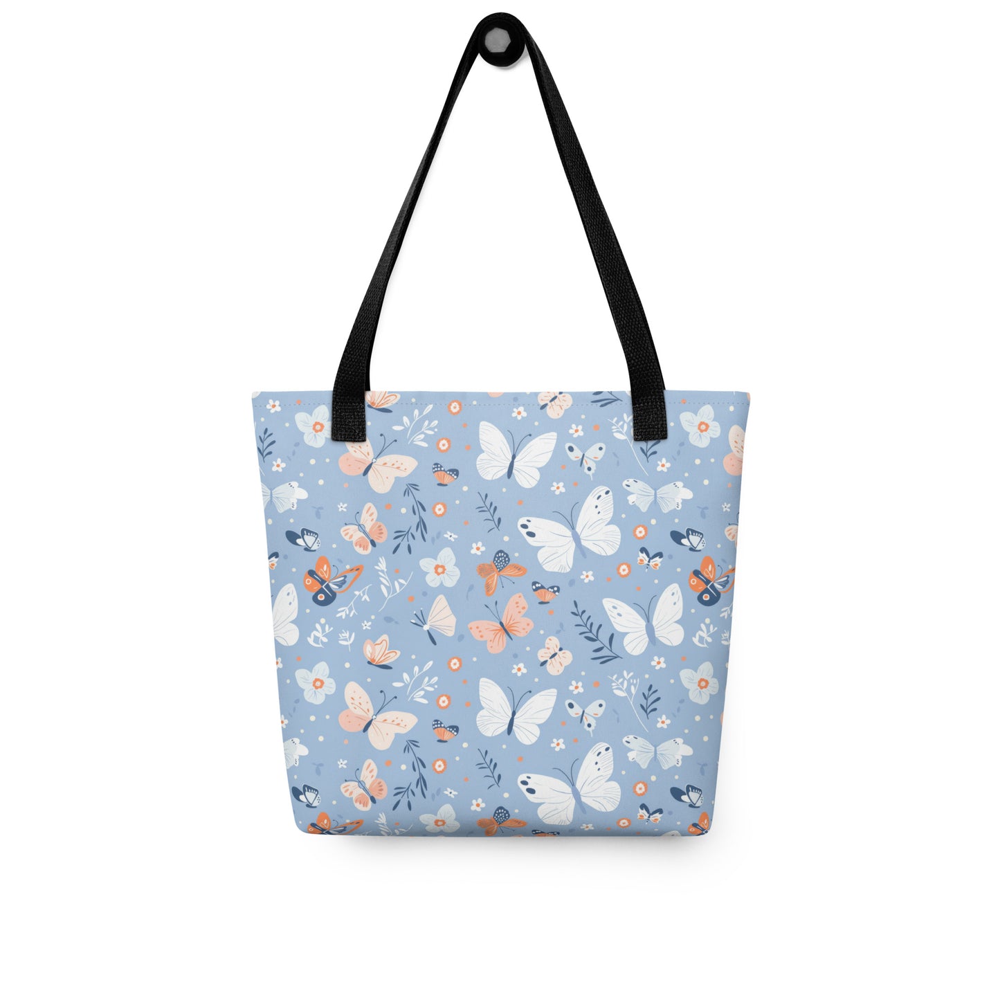 Blue Butterfly tote bag