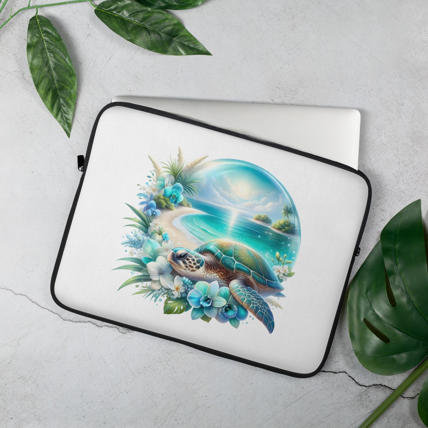 Sea Turtle laptop sleeve