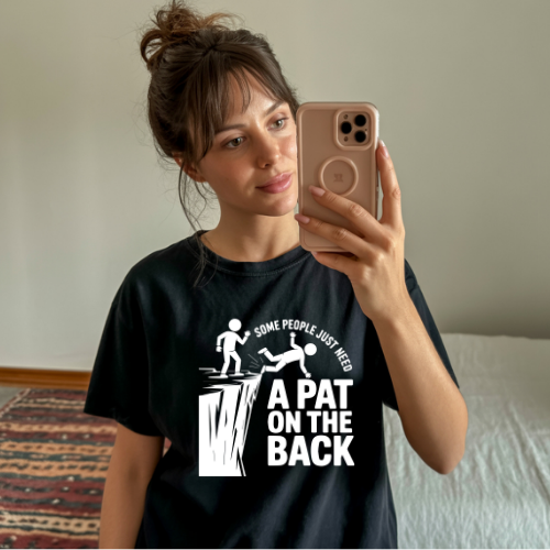 Pat On Back adult t-shirt