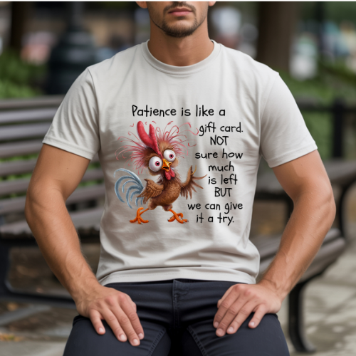 Patience Gift Card adult t-shirt