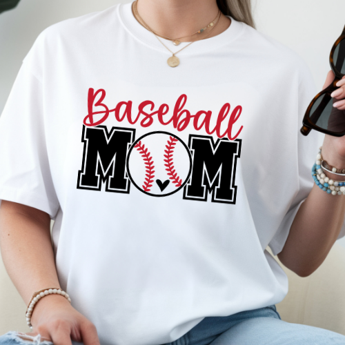 Baseball Mom adult t-shirt