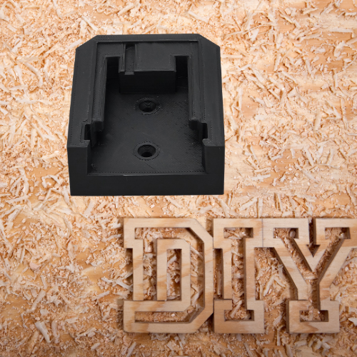 Black Battery Mount