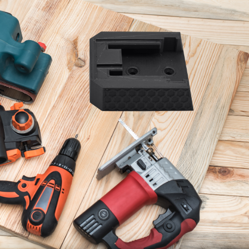 Black Battery Mount