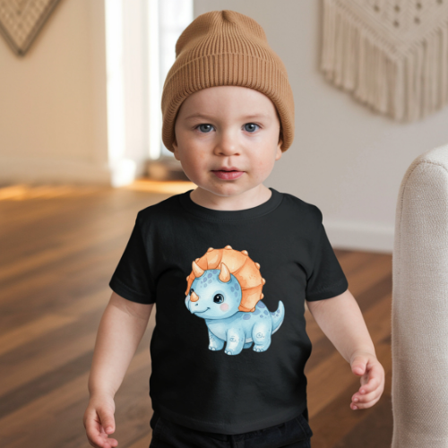 Blue Dino toddler t-shirt