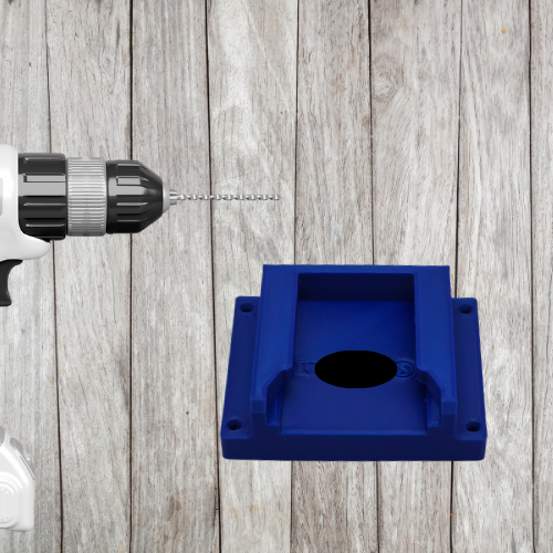 Blue Battery Mount