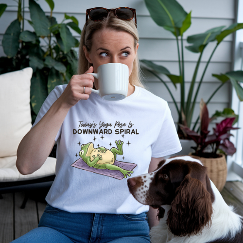 Downward Spiral adult t-shirt