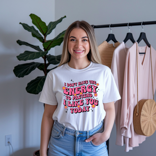 Energy To Pretend adult t-shirt