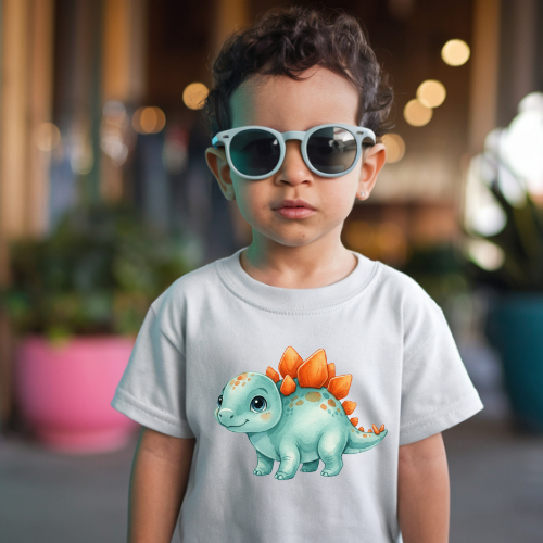 Green Dino toddler t-shirt