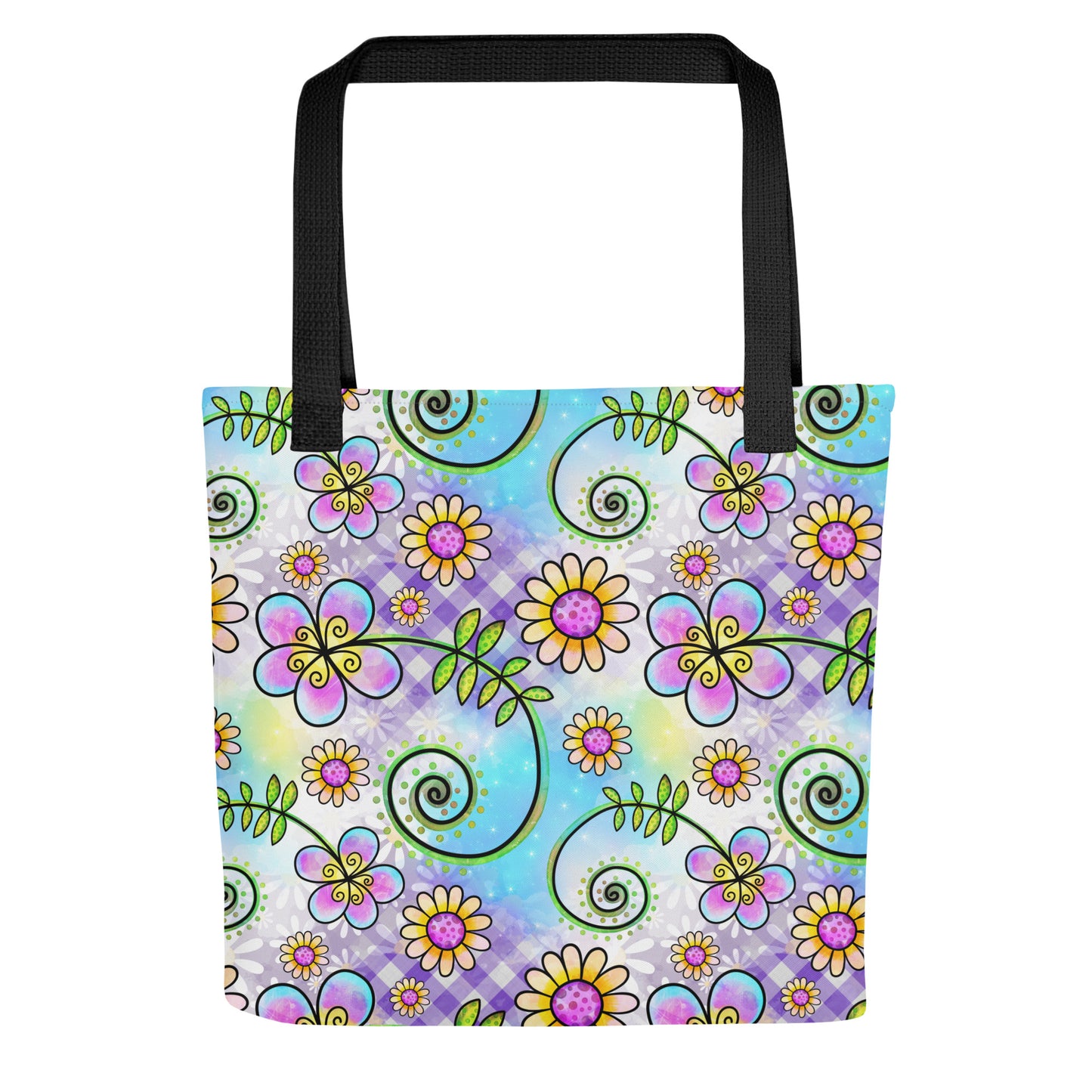 Hippie Floral tote bag