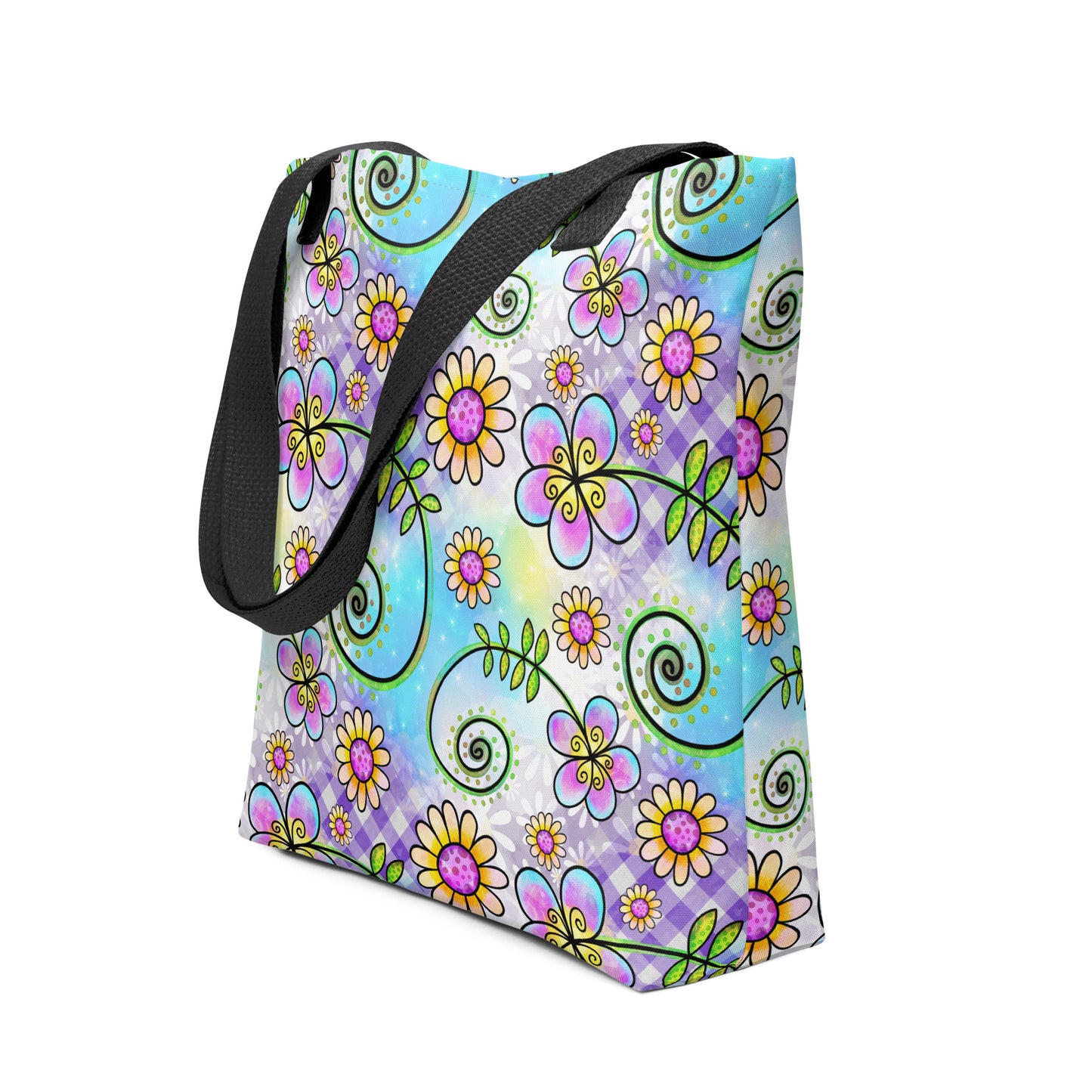 Hippie Floral tote bag