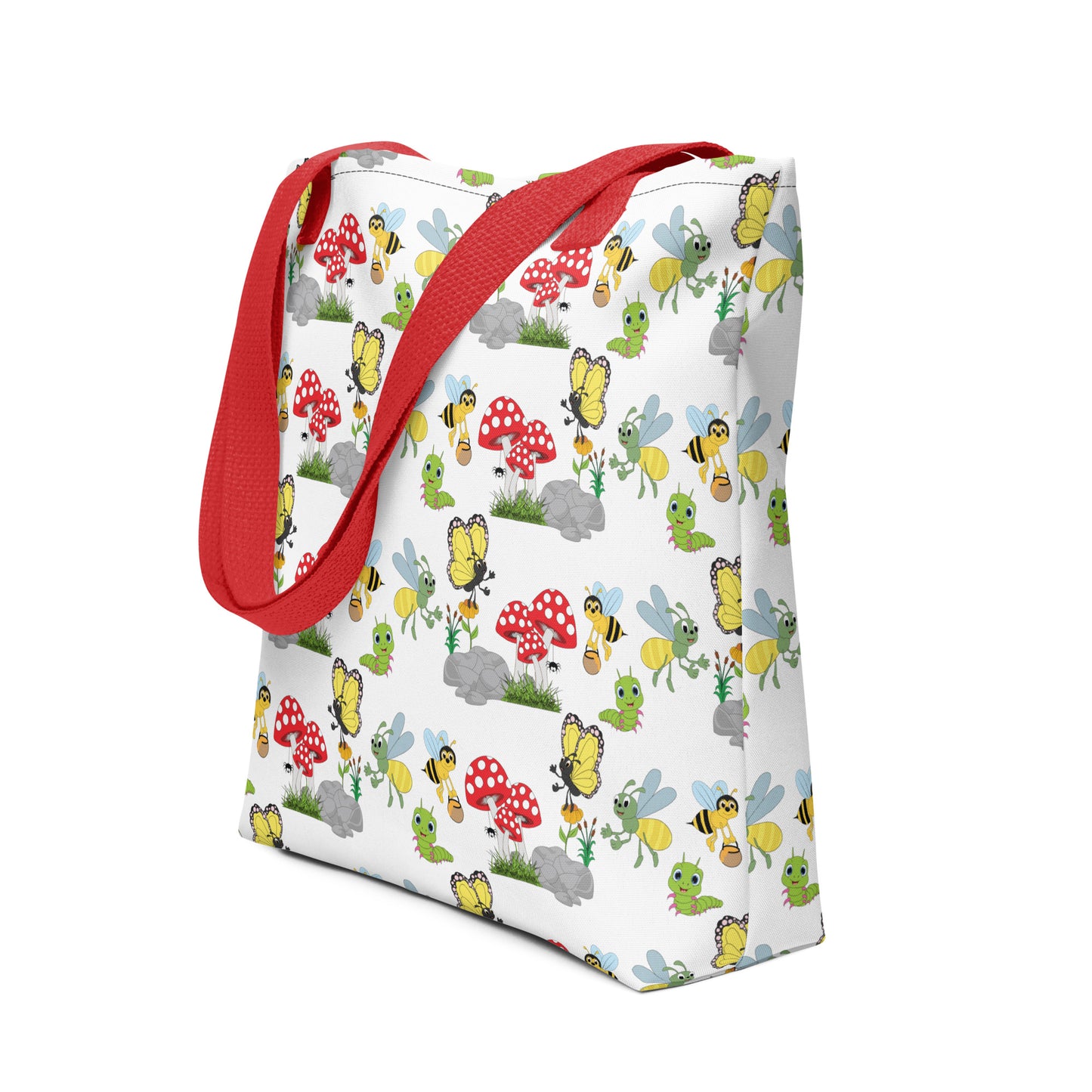 Insects & Mushrooms tote bag