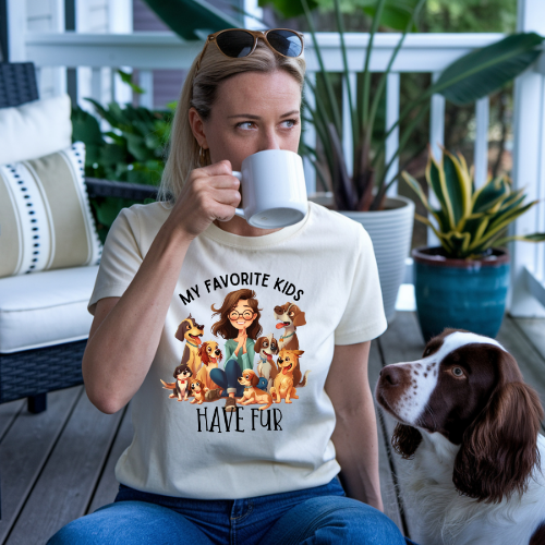 Kids Have Fur adult t-shirt