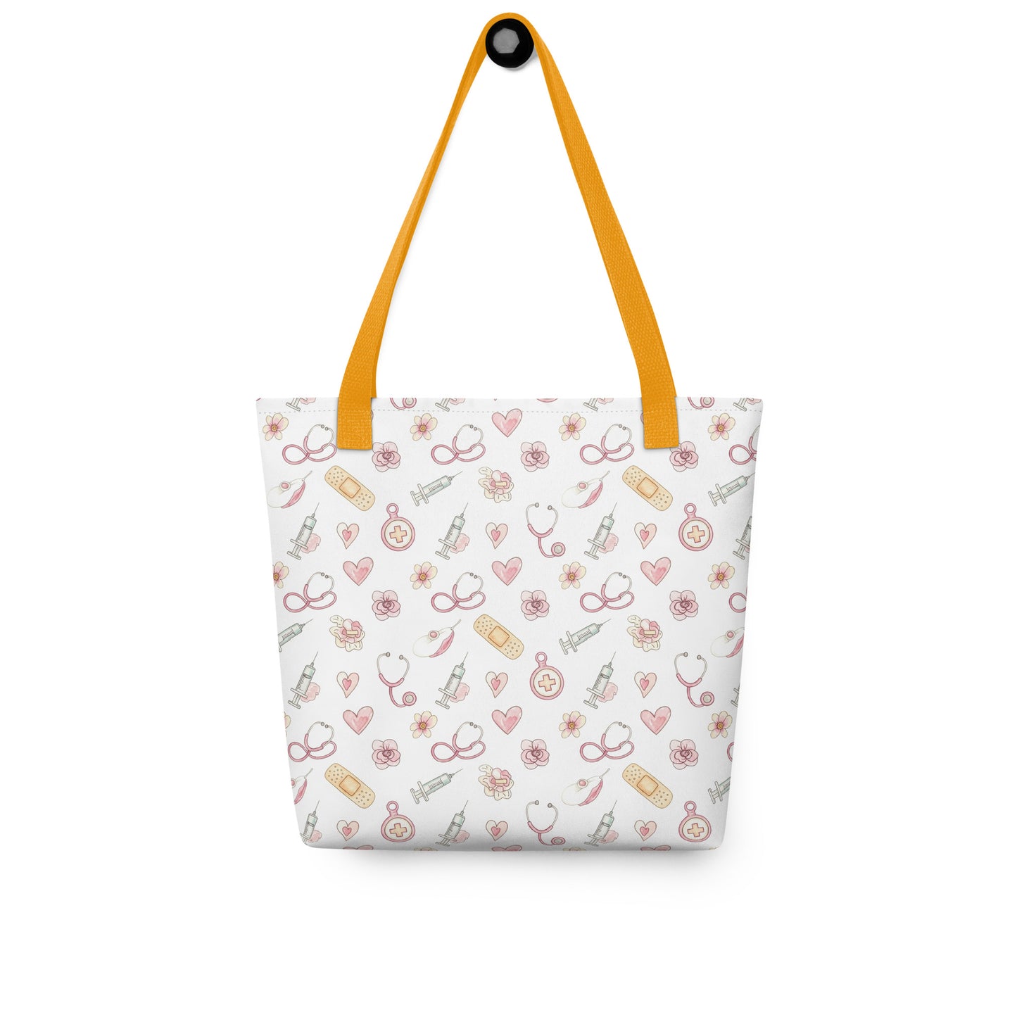 Pink Floral Medical tote bag