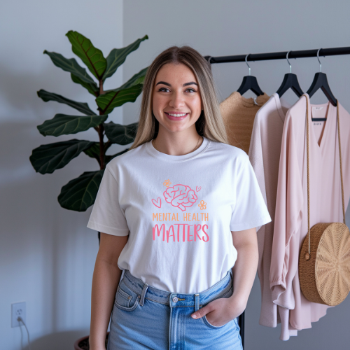 Mental Health Brain adult t-shirt