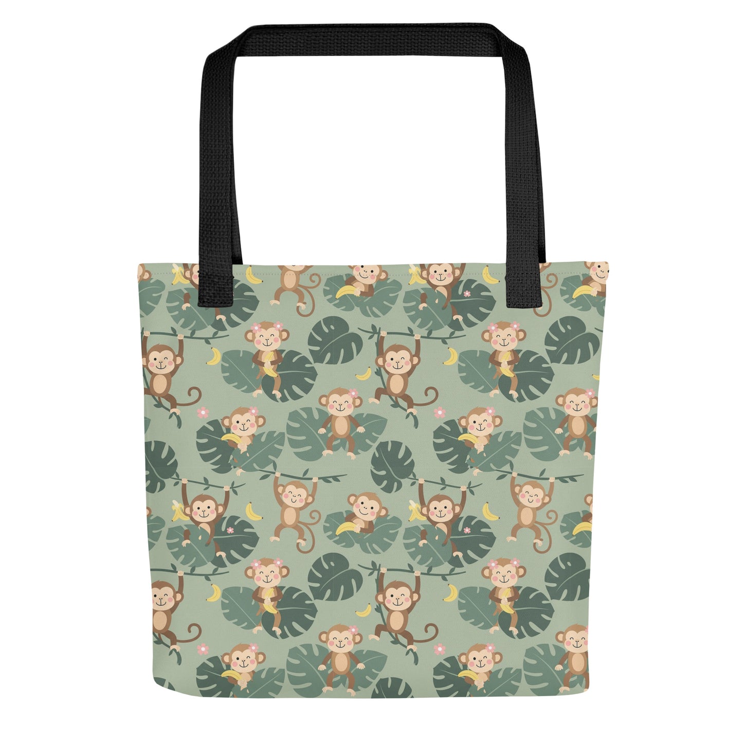 Monkeys & Leaves tote bag