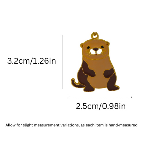 Otter earrings