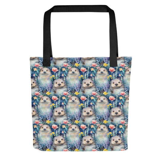 Otter tote bag