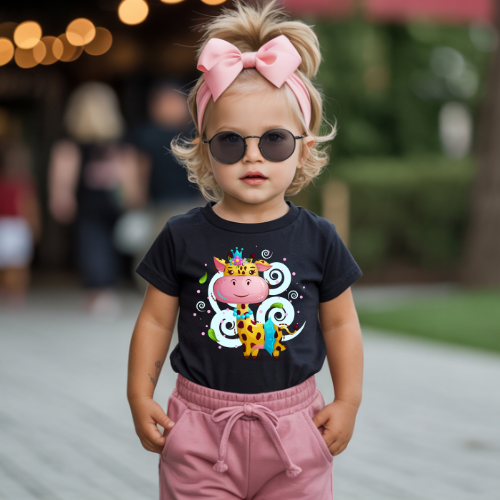 Princess Giraffe toddler t-shirt