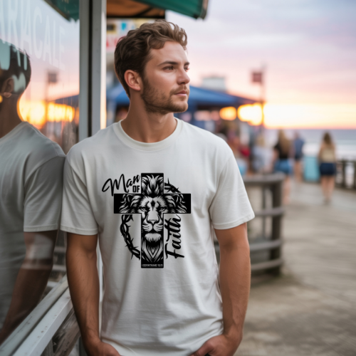 Man of Faith adult t-shirt