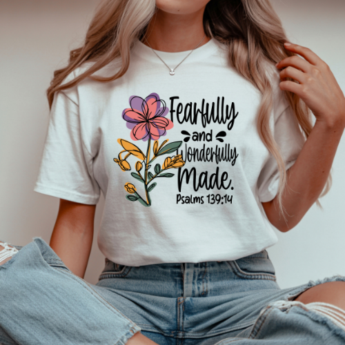 Psalms 139:14 adult t-shirt