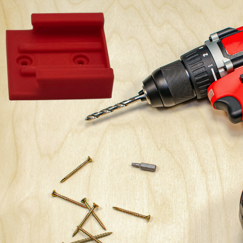 Red Battery Mount