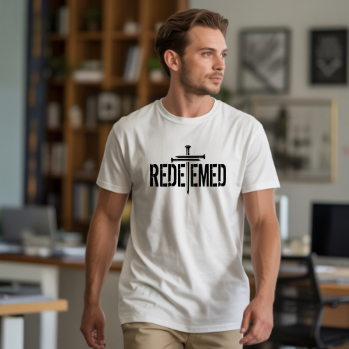 Redeemed adult t-shirt