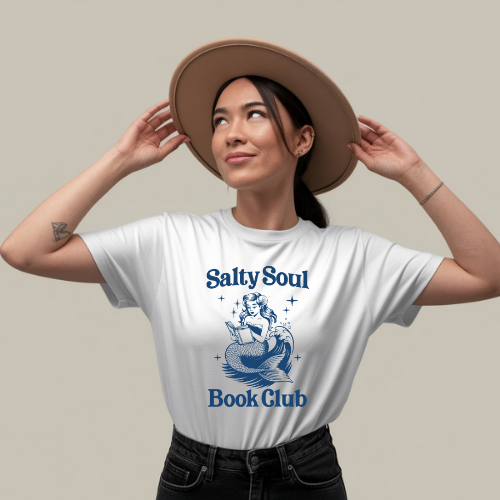 Salty Soul Book Club adult t-shirt