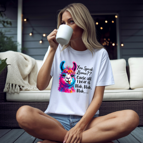 You Speak Llama adult t-shirt