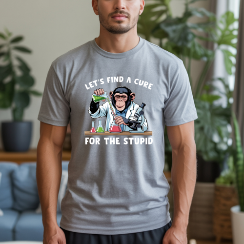 Stupid Cure adult t-shirt