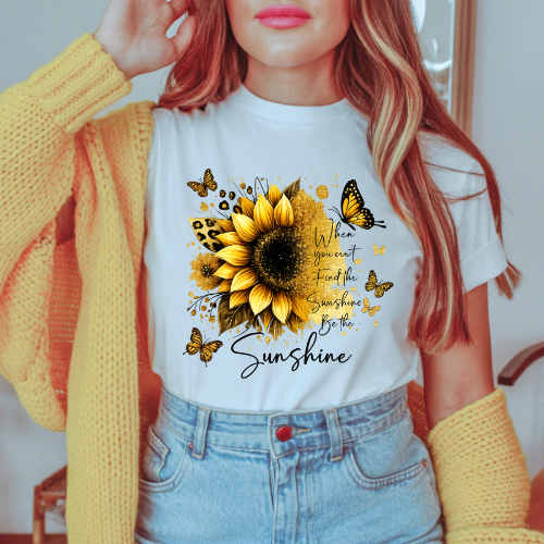 Sunshine Sunflower adult t-shirt