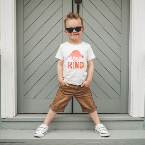 Be Kind Dino toddler t-shirt