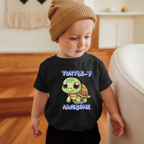 Turtle-y Awesome toddler t-shirt
