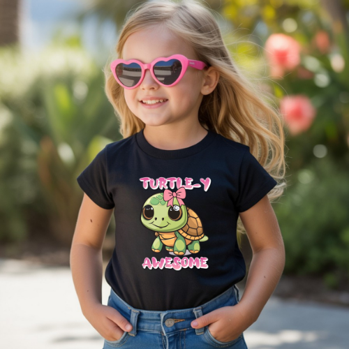 Turtle-y Awesome Bow youth t-shirt