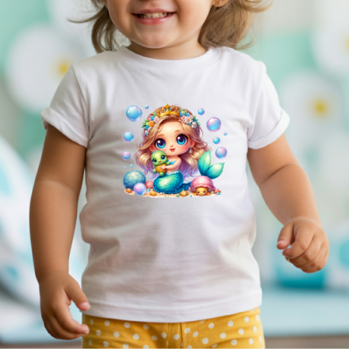 Mermaid Bubbles toddler t-shirt