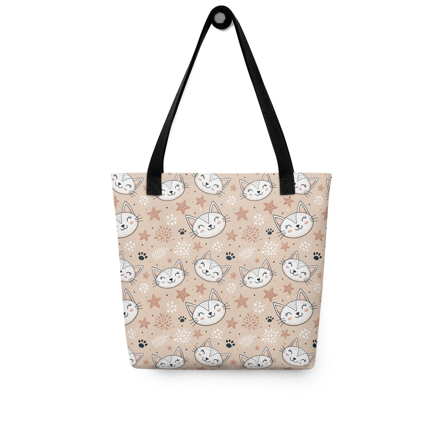 White Cat tote bag