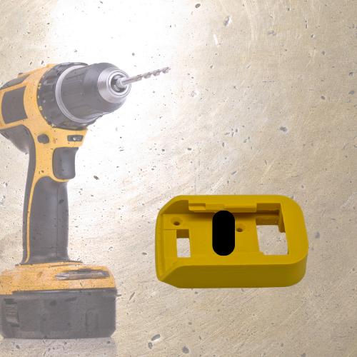 Yellow Battery Mount