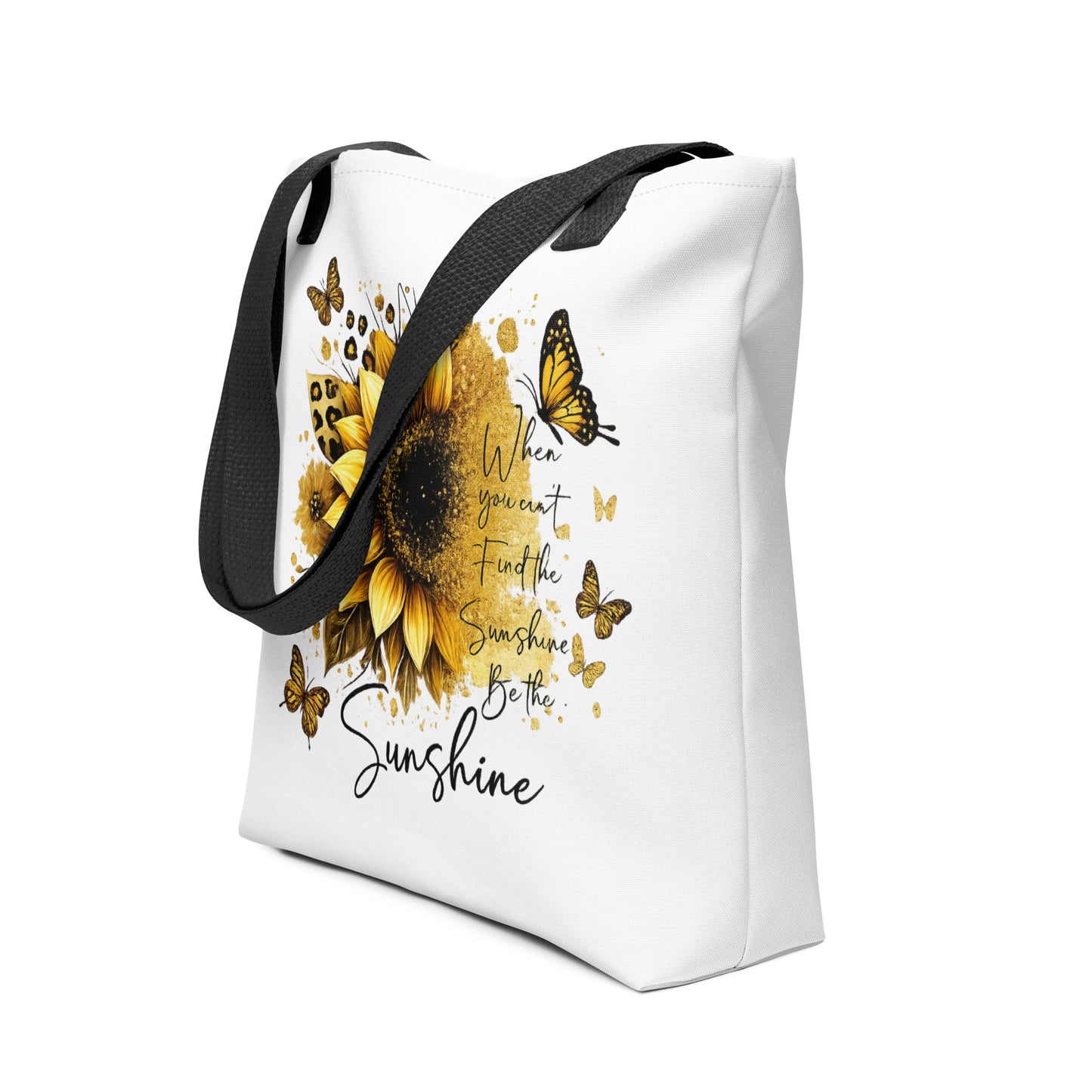 Sunshine Sunflower tote bag