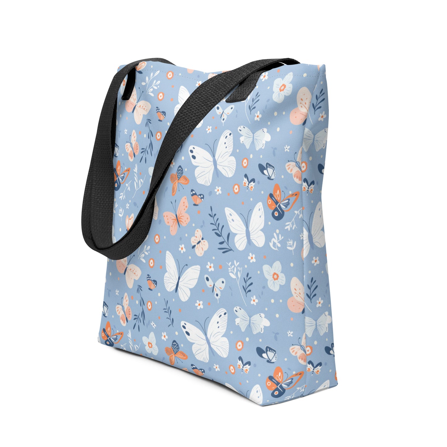 Blue Butterfly tote bag