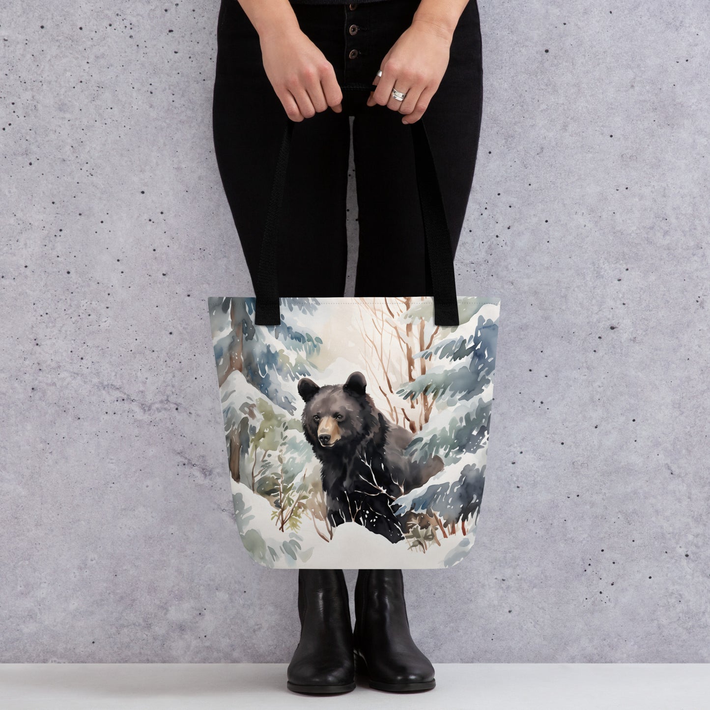 Black Bear tote bag