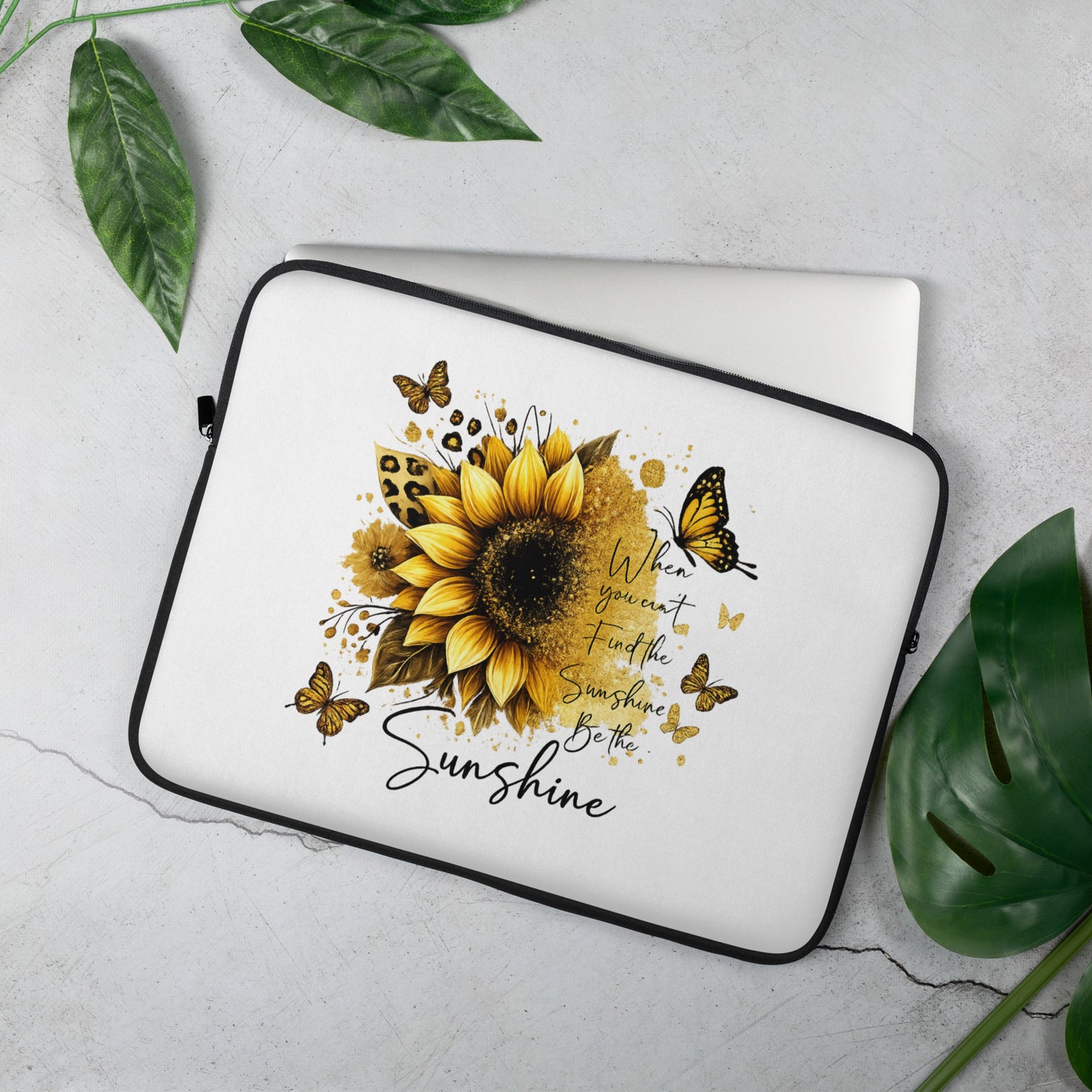 Sunshine Sunflower laptop sleeve
